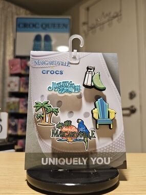 Authentic Blue, Green, Yellow Margaritaville Crocs Jibbitz